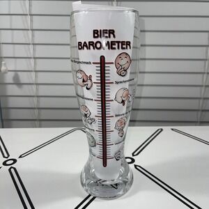 Weizenglass Bier Barometer Funny Beer Drinking Glass Made in Germany